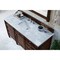 James Martin Vanities Brittany 60in Single Vanity, Burnished Mahogany w/ 3 CM Carrara Marble Top 650-V60S-BNM-3CAR - alternate 4